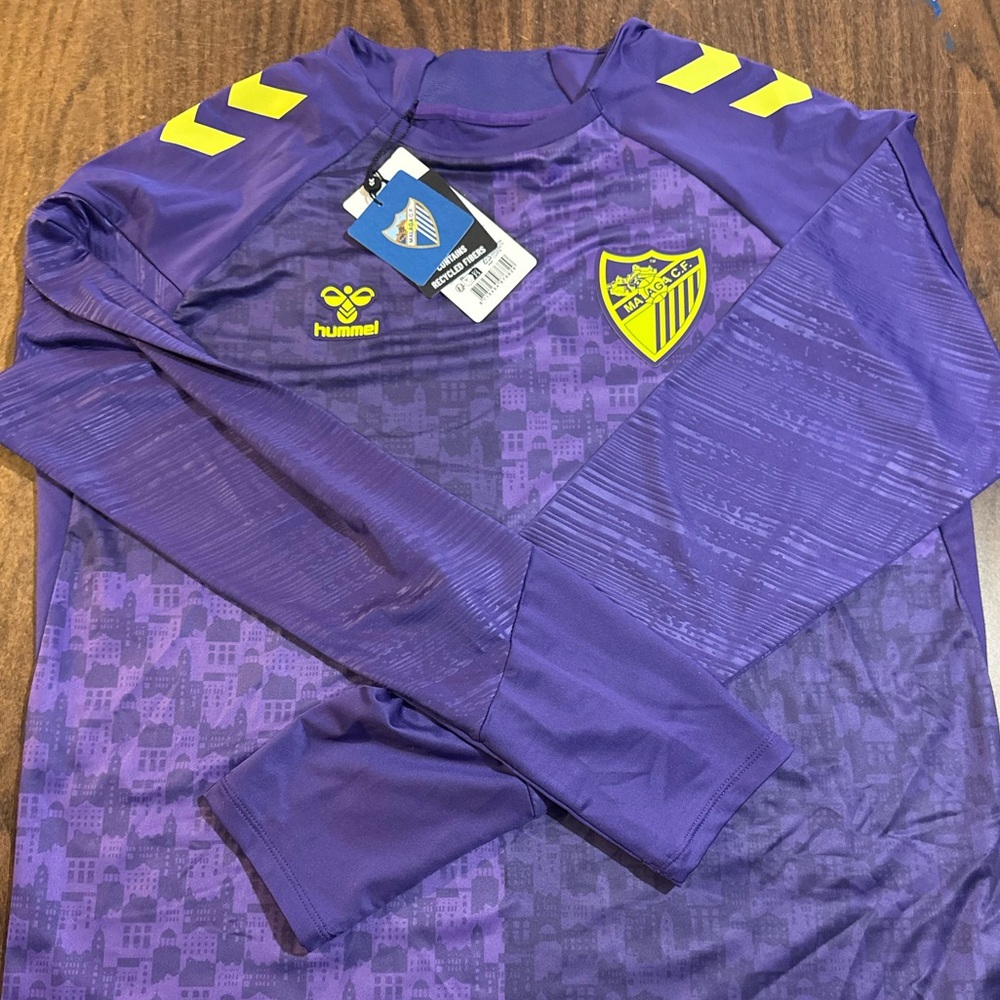 2024-25 Malaga Hummel Pre-Match Sweat Top (EU-XL) NWT - Picture 5 of 7